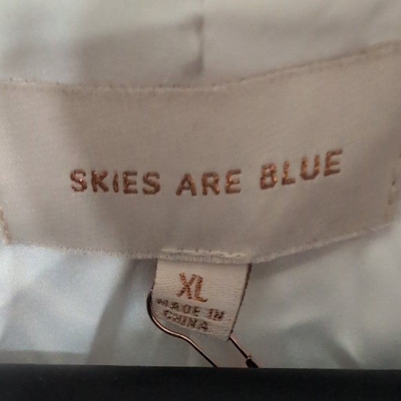 Skies Are Blue White and Black Striped Blazer - Picture 4 of 9